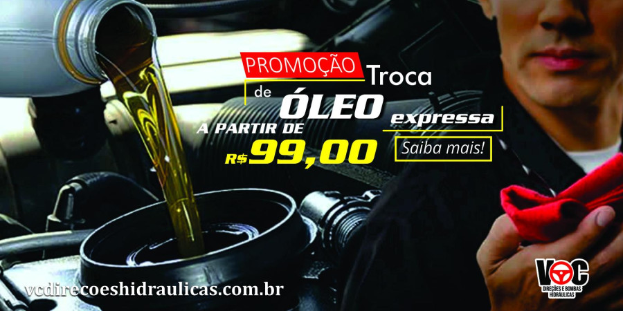  Ver artigo Troca de óleo expressa VC Direções