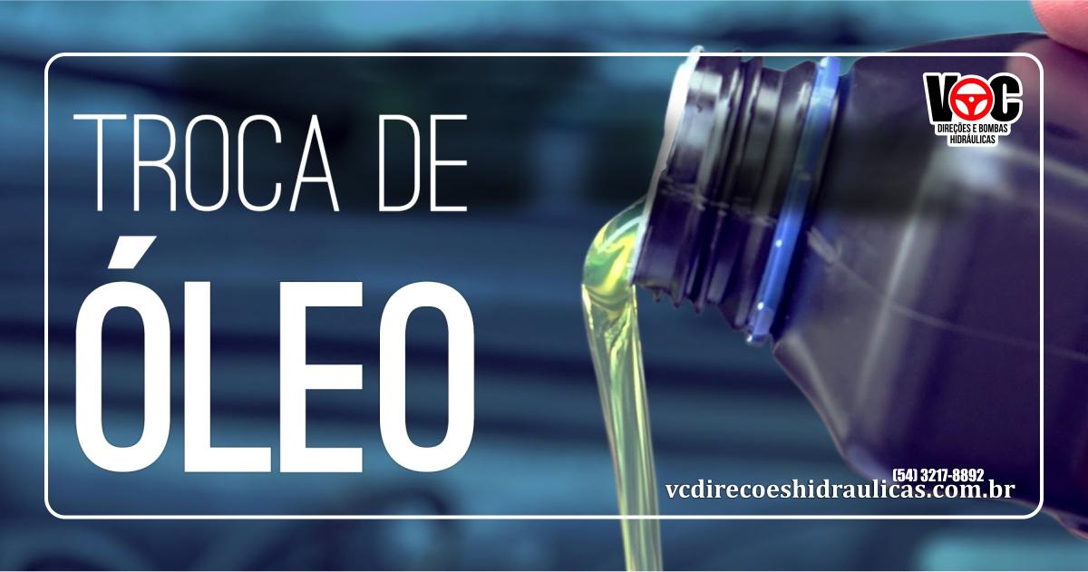 Troca de óleo